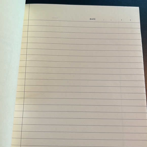 large paper cover, canvas spine “rough” notebook-288 pages-line/grid/plain-NWT - Picture 10 of 13